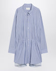 Maison Margiela Light blue striped shirtdress
