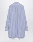 Maison Margiela Light blue striped shirtdress