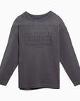 Maison Margiela Aubergine-coloured cotton sweater with logo