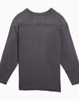 Maison Margiela Aubergine-coloured cotton sweater with logo