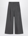 Maison Margiela Charcoal grey pleated trousers