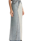 MM6 Maison Margiela maxi denim skirt in seven