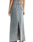 MM6 Maison Margiela maxi denim skirt in seven