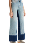 MM6 Maison Margiela flared color-block jeans