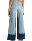 MM6 Maison Margiela flared color-block jeans