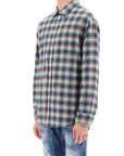 Dsquared2 check shirt with layered sleeves