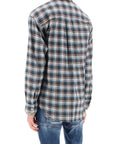 Dsquared2 check shirt with layered sleeves