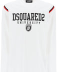 Dsquared2 long-sleeved varsity t-shirt