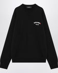 Dsquared2 Black cotton sweatshirt with logo