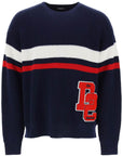 Dsquared2 wool sweater with varsity patch