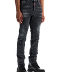 Dsquared2 cool guy black cotton jeans with faded effect