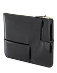 Comme Des Garcons Wallet glossy patent leather