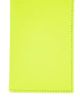 Comme Des Garcons Wallet compact wallet in fluorescent yellow goat leather