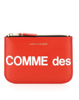 Comme Des Garcons Wallet huge logo pouch