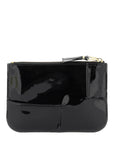 Comme Des Garcons Wallet zip around patent leather wallet with zipper