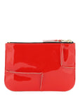 Comme Des Garcons Wallet zip around patent leather wallet with zipper