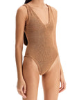 Hunza G. sadie metallic one-piece