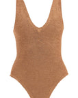 Hunza G. sadie metallic one-piece