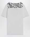 MM6 Maison Margiela White AIDS cotton T-shirt