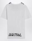 MM6 Maison Margiela White AIDS cotton T-shirt