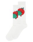 Sky High Farm happy tomatoes crew socks