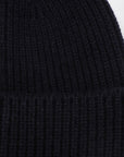 Destin Blue navy cashmere blend beanie