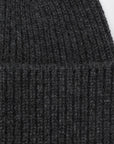 Destin Anthracite wool and cashmere beanie
