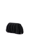 Benedetta Bruzziches elegant large black rhinestone evening bag for ceremony