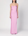 THE ANDAMANE Peony colour dress with back draping