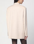 THE ANDAMANE Double-breasted sand-coloured jacket