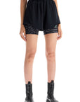 Ganni sporty mesh shorts for active