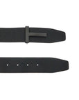 Tom Ford elegant brown and black calfskin belt made in italy