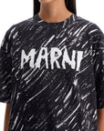 Marni "abstract pattern logo t-shirt with