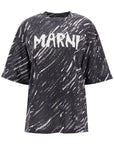 Marni "abstract pattern logo t-shirt with