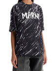 Marni "abstract pattern logo t-shirt with