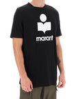 Marant karman linen logo t-shirt