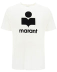 Marant karman linen logo t-shirt