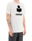 Marant karman linen logo t-shirt