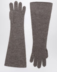 DARKPARK Brown cashmere gloves