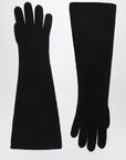 DARKPARK Black cashmere gloves
