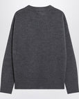 Ami Paris Grey Ami De Coeur wool sweater
