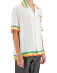 Casablanca silk leaning column shirt