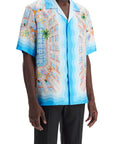 Casablanca short-sleeved silk shirt