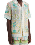 Casablanca short-sleeved linen shirt for men