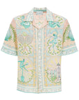 Casablanca short-sleeved linen shirt for men