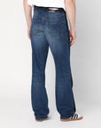 Wales Bonner Washed-out indigo blue jeans