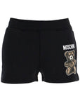 moschino teddy bear sports shorts