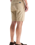 Vilebrequin ponche shorts in tencel gabardine