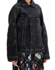 JEAN PAUL GAULTIER denim jacket with laces