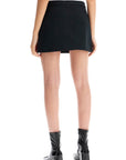 Courreges 2-pocket twill mini skirt